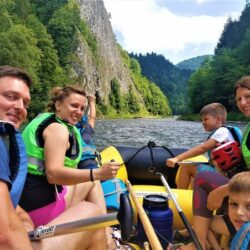 rafting dunajec dzieci splyw weguide pontonem dunajec dzieci